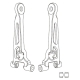 MJX - Querlenker hinten oben (MX-14240B)