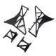 Losi - Fender Mounts and Cage Rear Left/Right: 5IVE-T 3.0...
