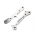 Losi - Hinge Pin Brace Set Rear Aluminum: ALL 5IVE (LOS-3697)