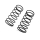 Losi - Front Spring 12.3 lb Rate Red (2): 5IVE-T 3.0 (LOS-3736)