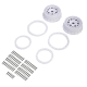 Pro-Line Racing - Wheel and Beadlock Set White (2):...