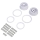 Pro-Line Racing - Wheel and Beadlock Set White (2): 5IVE-T 3.0 (PRO287804)