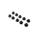 Losi - Flanged Nylock Nut M5 STL (10) (LOS-3918)