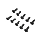 Losi - Flat Head Screws M6 x 20mm STL (10) (LOS-3932)