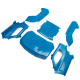 Losi - Body Set Complete Metallic Blue: 5IVE-T 3.0...
