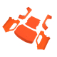Losi - Body Set Complete Flourescent Orange: 5IVE-T 3.0...