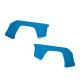 Losi - Body Panel Rear Fender Left/Right Metallic Blue:...