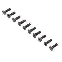 Losi - Flat Head Screws M4 x 12mm STL (10) (LOS-4014)
