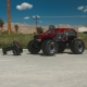 Gorgon 223S 2WD RTR Brushless Monster Truck red/black - 1:10