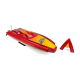 Pro Boat Sonicwake 36 V3 Self-Righting V-Hull Boat RTR rot