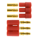 3,5mm Goldkontakt Motorverbinder mit Gehäuse Set