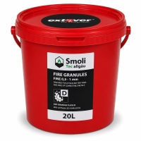 20l Extover® fine Kunststoffeimer Brandschutzgranulat