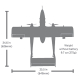Micro OV-10 Bronco BNF Basic mit AS3X & SAFE Select - 645mm