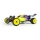 Pro-Line Racing 1/24 Wedge Front and Prism Rear Carpet Tires Mounted 7mm Yellow (4): Losi Micro-B (PRO1035512)