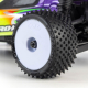 Pro-Line Racing 1/24 Wedge Front and Prism Rear Carpet Tires Mounted 7mm White (4): Losi Micro-B (PRO1035513)