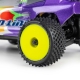 Pro-Line Racing 1/28 Prism Front/Rear Carpet Tires Mounted 7mm Yellow (4): Losi Micro-T (PRO1035612)