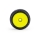 Pro-Line Racing 1/28 Prism Front/Rear Carpet Tires Mounted 7mm Yellow (4): Losi Micro-T (PRO1035612)