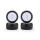 Pro-Line Racing 1/28 Prism Front/Rear Carpet Tires Mounted 7mm White (4): Losi Micro-T (PRO1035613)