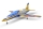 Axtion Sport/3D Jet yellow ARF GFK/CFK - 2670mm
