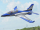 Black Horse Viper Jet V3 (blau-silber) / 1885 mm (18441)