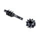 Axial Steel Ring/Pinion Worm Gear 2/10T Axle: SCX30...