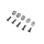 Losi Engine Mount Insert and Screws 18.5/67 (5): 5IVE-TG 3.0 (LOS-4166)