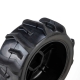 Pro-Line Racing 1/16 Dumont Front/Rear Paddle Tires Mounted 12mm Black Split Six (4): ARRMA MOJAVE GROM (PRO1030911)