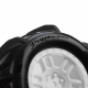 Pro-Line Racing 1/16 Dumont Front/Rear Paddle Tires Mounted 12mm White Split Six (2): ARRMA MINI KRATON (PRO1031213)