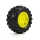 Pro-Line Racing 1/16 Badlands MX Front/Rear MT Tires Mounted 12mm Yellow Split Six (2): ARRMA MINI KRATON (PRO1030112)