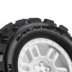 Pro-Line Racing 1/16 Badlands MX Front/Rear MT Tires Mounted 12mm White Split Six (2): ARRMA MINI KRATON (PRO1030113)