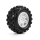 Pro-Line Racing 1/16 Badlands MX Front/Rear MT Tires Mounted 12mm White Split Six (2): ARRMA MINI KRATON (PRO1030113)