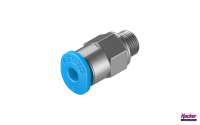 Festo Vertrieb GmbH & Co. KG Festo Steckverschraubung QSM-M5-3 (153302)