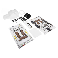 Axial Jeep JT Gladiator Body Set Clear: SCX10 III MotoBilt (AXI-4315)