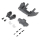 Axial Front Bumper Set Gray Jeep JT: SCX10 III MotoBilt (AXI-4687)