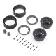 Axial 1.9 KMC Grenede Beadlock Wheels Gray (2) (AXI-4688)
