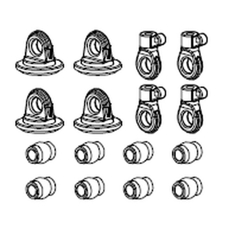 Robitronic - Dämpfer-Kugelkopf-Set (YK80046)