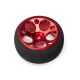 Spektrum Aluminum Wide Wheel Circle Red (SPM-1074)