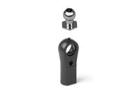 KAVAN - MAXI-Kugelgelenk M3, Kugel mit 6-Kantbasis D=6,0mm, Bohrung 3,0mm, 2 stück (KAV50.14070)