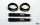 Klettband-Gurt gummiert 15x250mm (4er Pack)