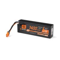 Spektrum 7.4V 1400mAh 2S 30C Smart G2 LiPo Battery: IC2 SmartFit Case (SPMX-3208)