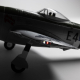Micro P-47 Thunderbolt BNF Basic with AS3X+ & SAFE Select - 625mm