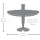 Micro P-47 Thunderbolt BNF Basic with AS3X+ & SAFE Select - 625mm