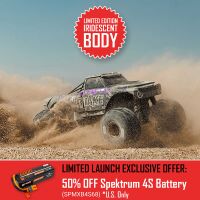 ARRMA 1/8 QUAKE 4S DSC 4X4 RTR Brushless Monster Truck (ARA4437)