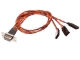 Voltmaster - cable harness SUB-D 9 poles female connector - JR end - 35 cm