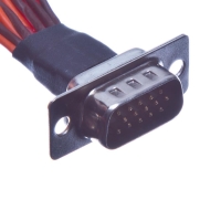 Voltmaster - Kabelsatz SUB-D Stecker für 4 Servos - Ende offen - 80cm