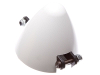 RFM - 48/4mm CFK Spinner mit Mittelteil ohne Kühlung weiß