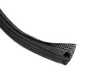 Voltmaster - Gewebeschutzschlauch selbstschließend schwarz 3,2mm - 1m