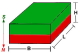 Voltmaster - Neodym Quadermagnet goldfarben 10 x 5 x 2mm (1 St&uuml;ck)