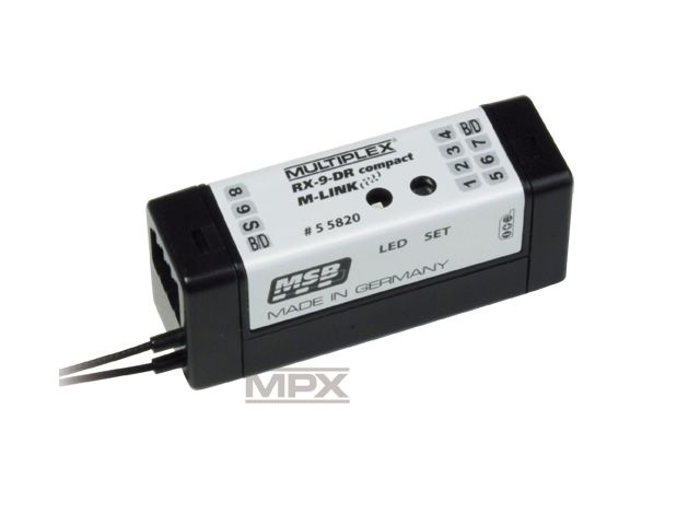 Multiplex Empfänger RX-9-DR compact M-LINK 2.4Ghz (Gebraucht) in