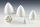 Voltmaster - fiberglass spinner de luxe white  - 80 mm